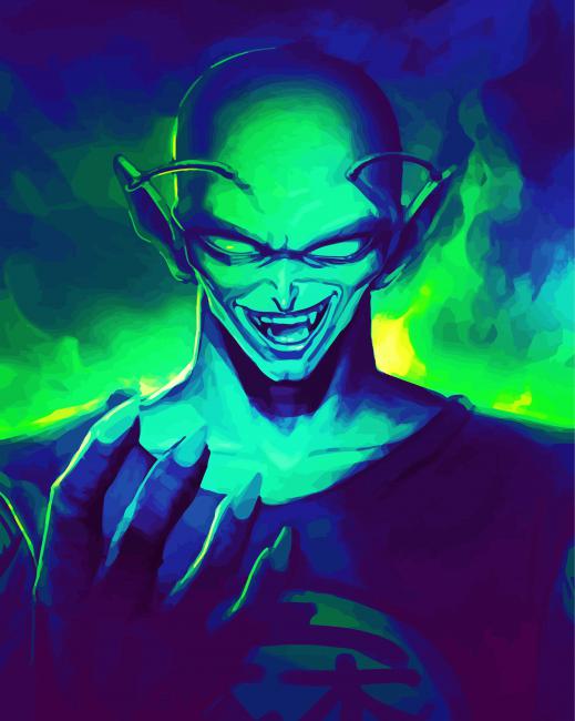 Demon Piccolo paint by numbers
