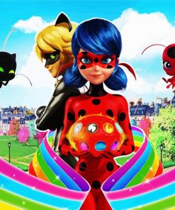 Disney Miraculous Ladybug paint by numbers