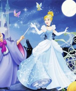 Disney Princess Cinderella Paint By Number