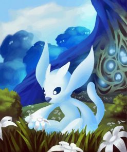 Ori Game Character paint by numbers