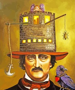 Edgar Allan Poe Art Paint By Number