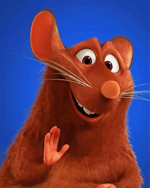 Emile From Ratatouille paint by numbers