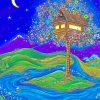 Fantasy Tree House Art Paint By Number