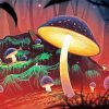 Fantasy Light Toadstools Paint By Number