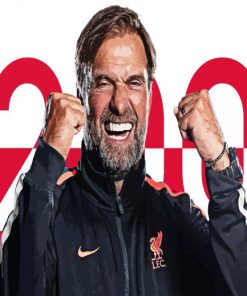Football Manager Jurgen Klopp paint by numbers