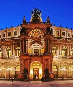 Germany Dresden Opera House Paint By Number