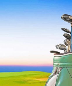 Golf Equipment and Bag paint by numbers