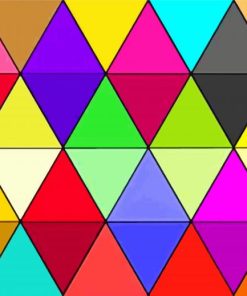 Hexagonal Colors Paint By Number
