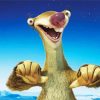 Ice Age Sid Paint By Number