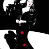 Illustration Morticia Addams Art paint by numbers