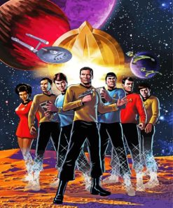 Illustration Star Trek Paint By Number