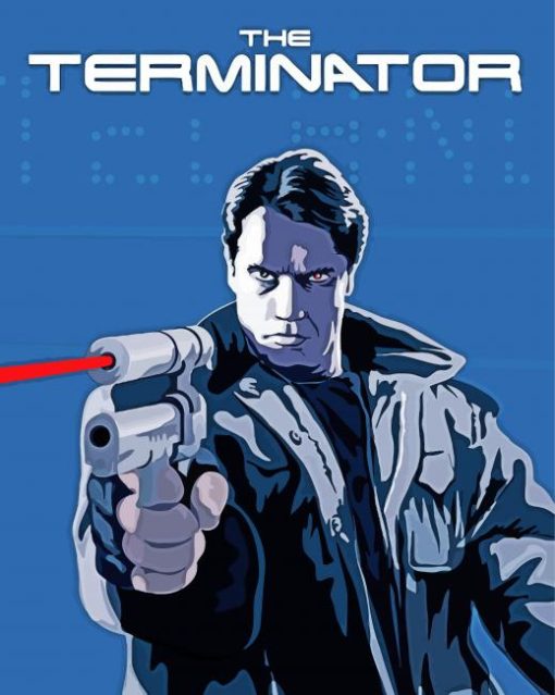 Illustration The Terminator Paint By Number