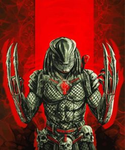 Illustration Predator paint by numbers