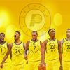 Indiana Pacers Team paint by numbers