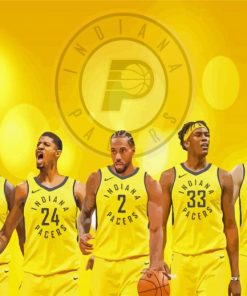 Indiana Pacers Team paint by numbers