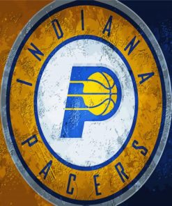 Indiana Pacers Club Logo paint by numbers