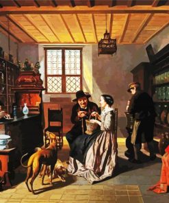 Interior Of Pharmacy Art Paint By Number