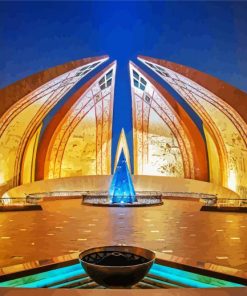 Islamabad Pakistan Monument Museum paint by numbers