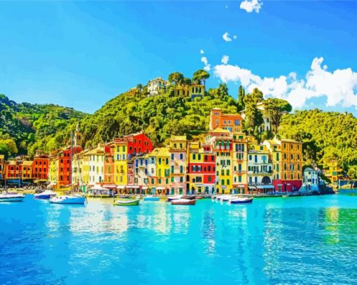 Italy Portofino paint by numbers