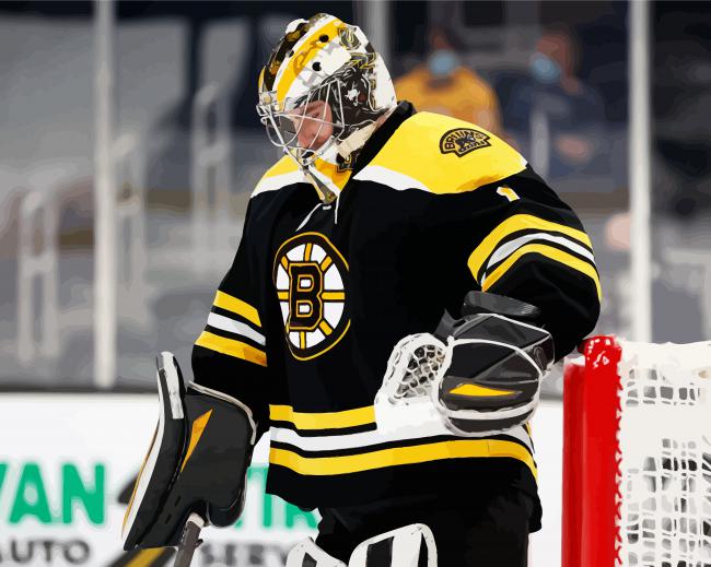 Jeremy Swayman Boston Bruins Paint By Number