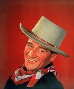 John Wayne paint by numbers