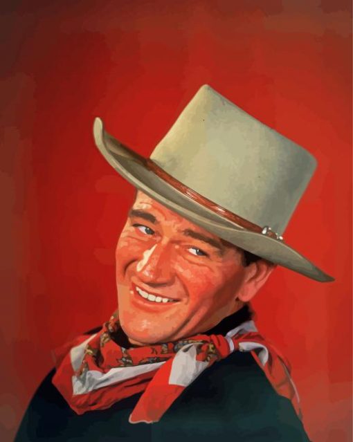 John Wayne paint by numbers