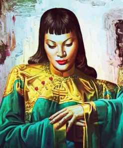 Lady From The Orient By Vladimir Tretchikoff Paint By Number