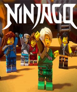 Lego Ninjago paint by numbers