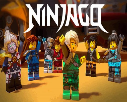 Lego Ninjago paint by numbers