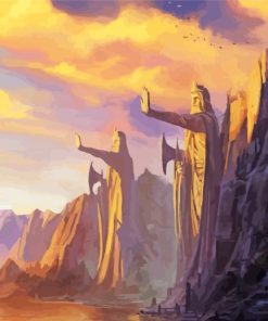 Lord Of The Rings Argonath Paint By Number
