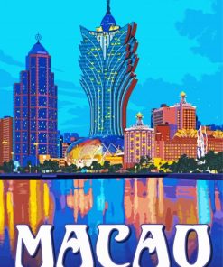 Macao Poster paint by numbers