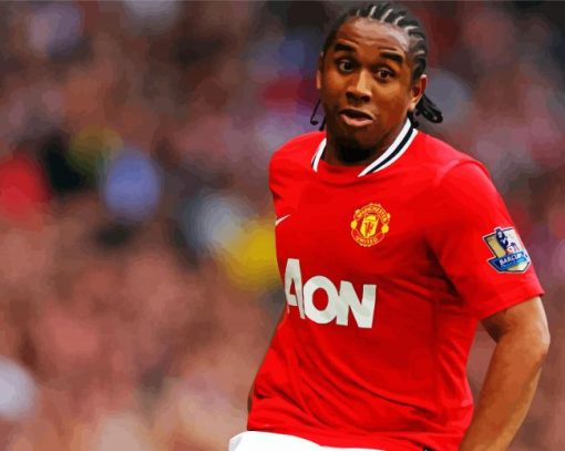 Manchester United Player Anderson Paint By Number