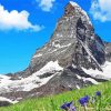 Matterhorn Mountain paint by numbers