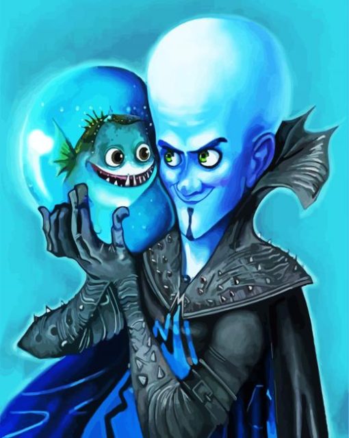 Megamind And Minion Paint By Number