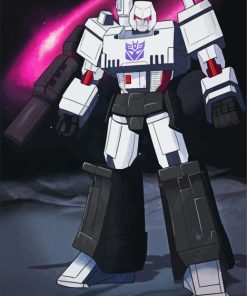Megatron Robot paint by numbers