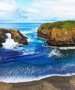 Mendocino Headlands State Park paint by numbers