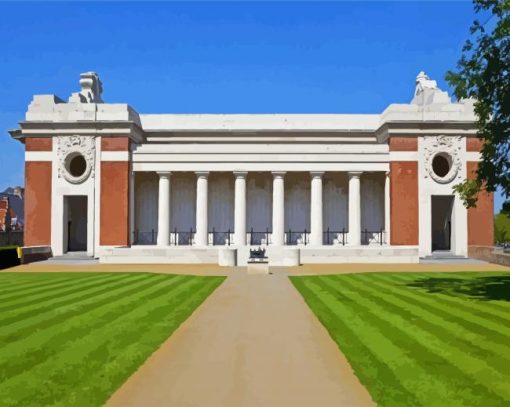 Menin Gate Ypres paint by numbers