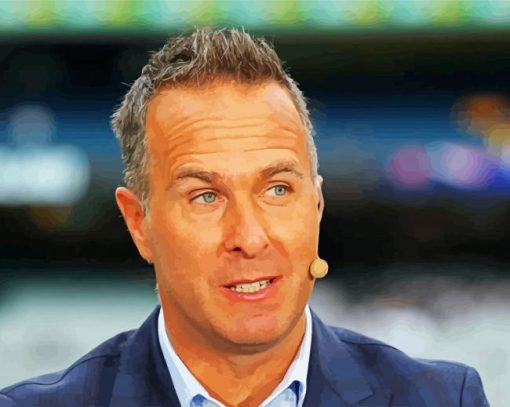 Michael Vaughan paint by numbers