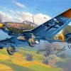 Military Stuka Plane paint by numbers