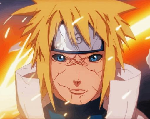 Minato Namikaze paint by numbers