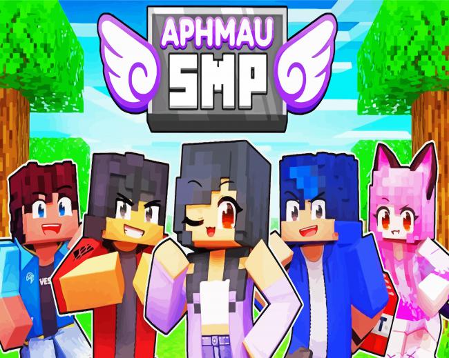 Minecraft Aphmau Paint By Number