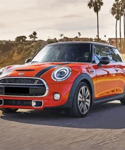 Mini Cooper Car paint by numbers