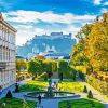 Mirabell Palace Salzburg Austria paint by numbers