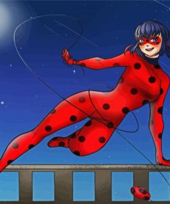 Miraculous Ladybug Jumping Paint By Number