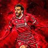 Mohamed Salah Player Art paint by numbers
