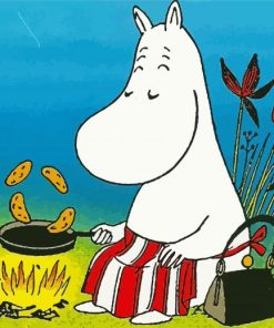 Moominmamma paint by numbers