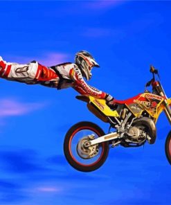 Motocross Jump paint by numbers