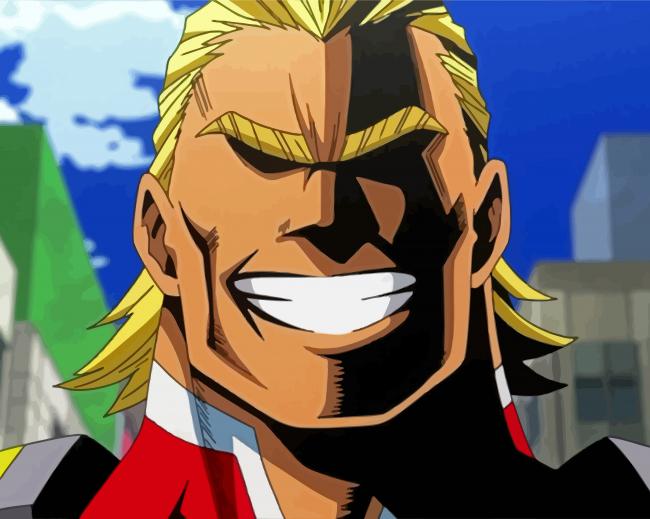 My Hero Academia All Might Character Paint By Number
