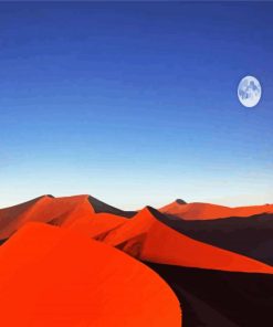 Namibia Desert Moonlight paint by numbers