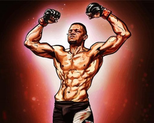 Nate Diaz Paint By Number